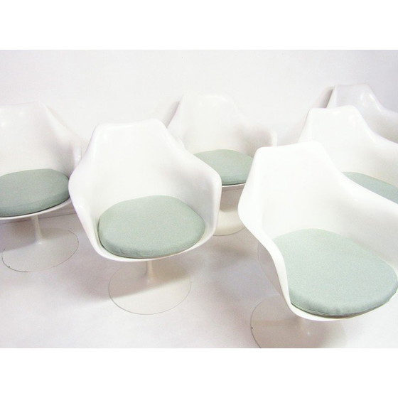 Image 1 of Vintage “Tulip” dining set in Rio rosewood by Eero Saarinen for Knoll, 1970