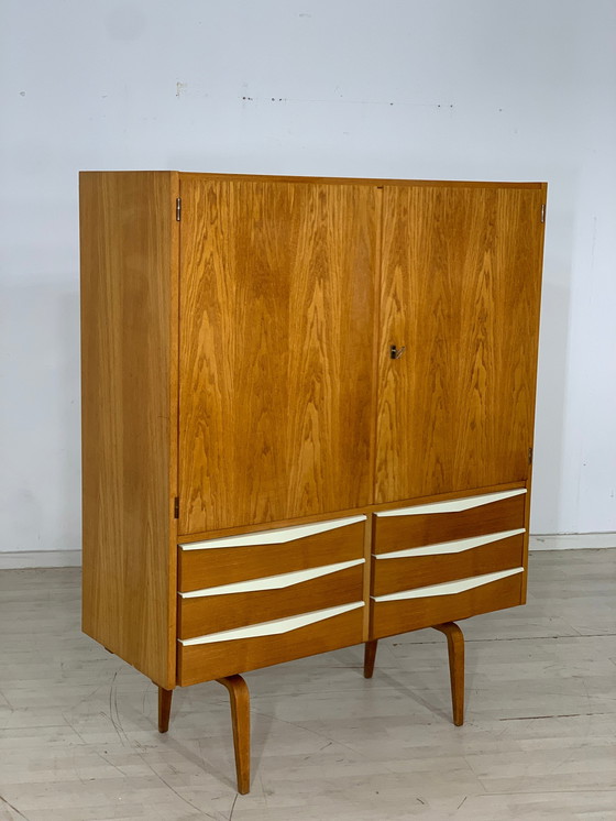 Image 1 of Mid century linen cupboard closet closet series 427/n