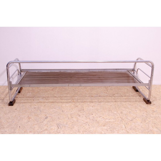 Image 1 of Vintage Bauhaus 3-seater sofa in tubular chrome steel by Hynek Gottwald, 1930