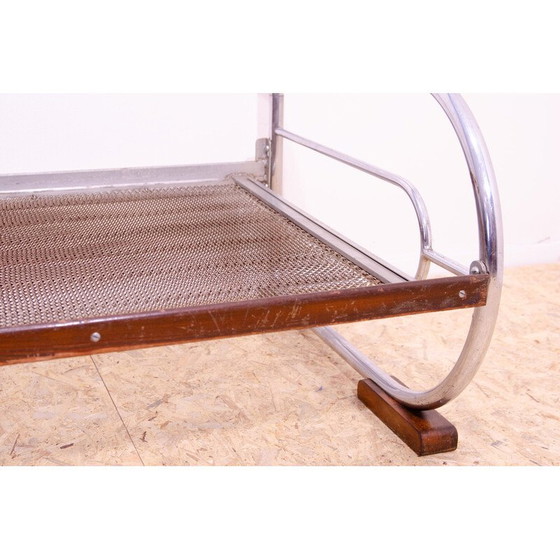 Image 1 of Vintage Bauhaus 3-seater sofa in tubular chrome steel by Hynek Gottwald, 1930