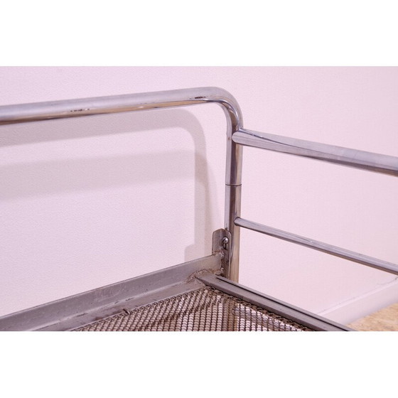Image 1 of Vintage Bauhaus 3-seater sofa in tubular chrome steel by Hynek Gottwald, 1930