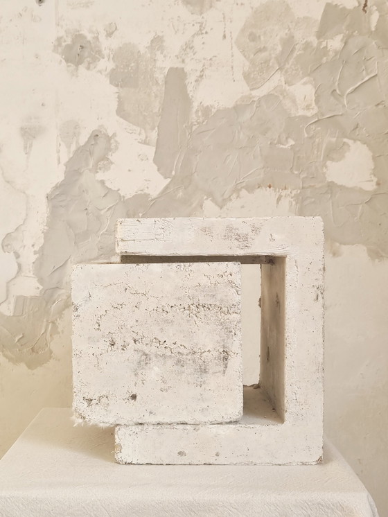 Image 1 of Brutalist Nesting Box Birdhouse By Knut Wentink, Concrete Tits Box