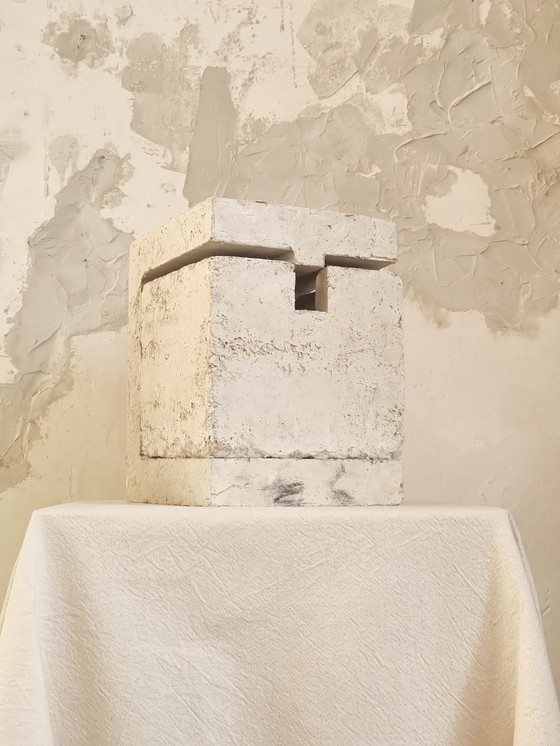 Image 1 of Brutalist Nesting Box Birdhouse By Knut Wentink, Concrete Tits Box