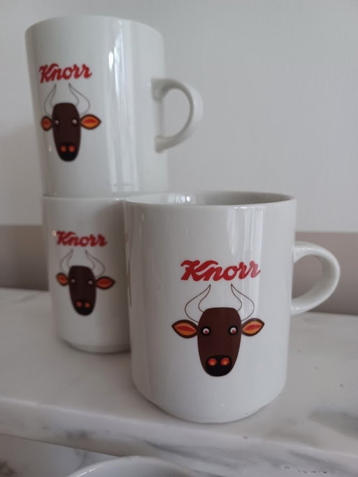 Knorr Mugs. 6 Pieces.