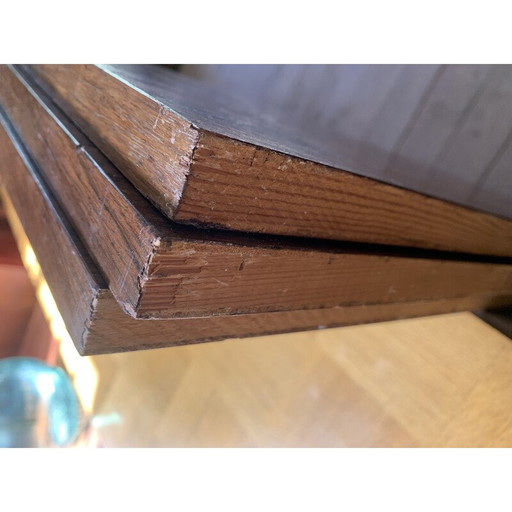 Mensola da parete vintage in palissandro Rio e metallo