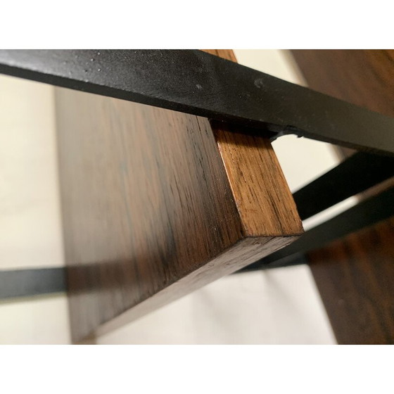 Image 1 of Mensola da parete vintage in palissandro Rio e metallo