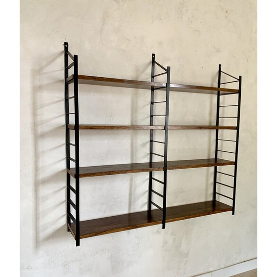 Image 1 of Mensola da parete vintage in palissandro Rio e metallo