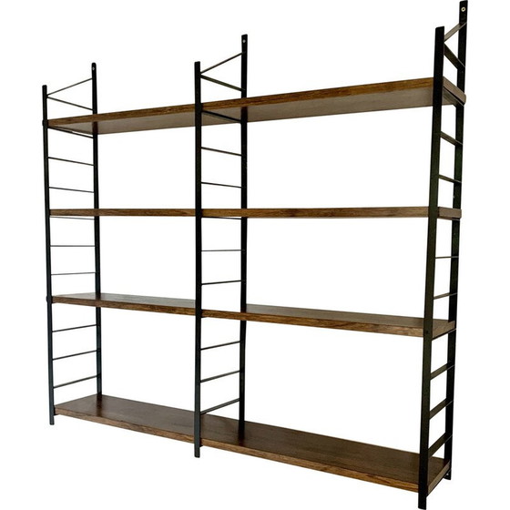 Image 1 of Mensola da parete vintage in palissandro Rio e metallo