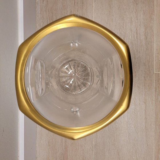 Image 1 of Vintage Art Deco glass champagne bucket, France