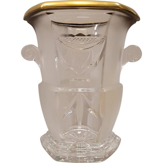 Image 1 of Vintage Art Deco glass champagne bucket, France
