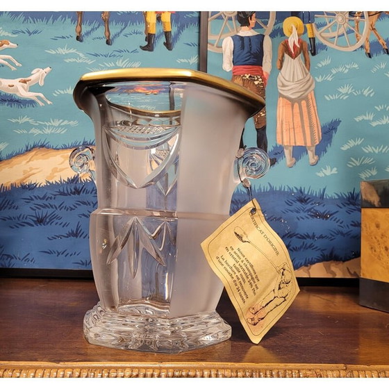 Image 1 of Vintage Art Deco glass champagne bucket, France