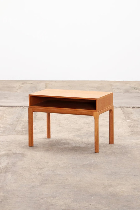 Image 1 of Danish oak nightstand or side table by Kai Kristiansen for Aksel Kjersgaard