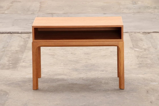 Image 1 of Danish oak nightstand or side table by Kai Kristiansen for Aksel Kjersgaard