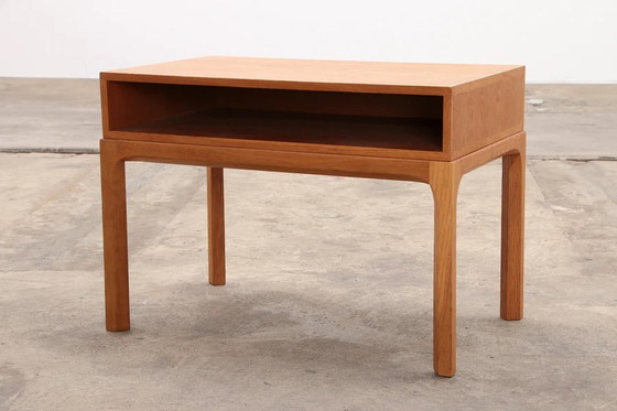 Image 1 of Danish oak nightstand or side table by Kai Kristiansen for Aksel Kjersgaard