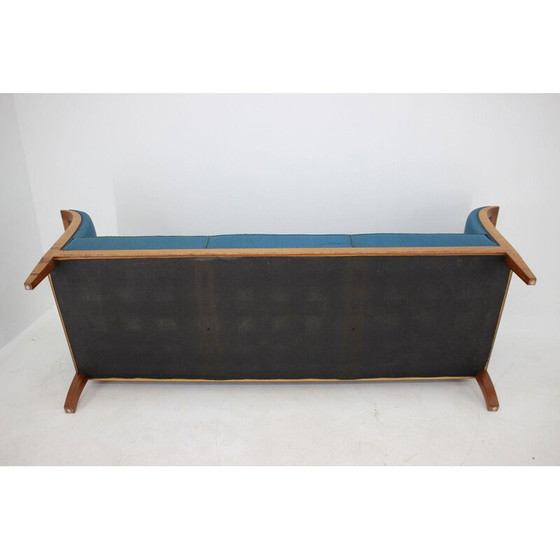 Image 1 of Vintage 3 seater mahogany sofa, Denmark 1940