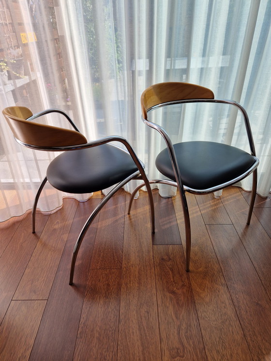 Image 1 of 2 x Vintage Effezetta Chairs