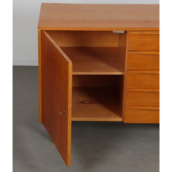 Image 1 of Vintage oak wood chest of drawers for Drevozpracujici Podnik, Czechoslovakia 1960