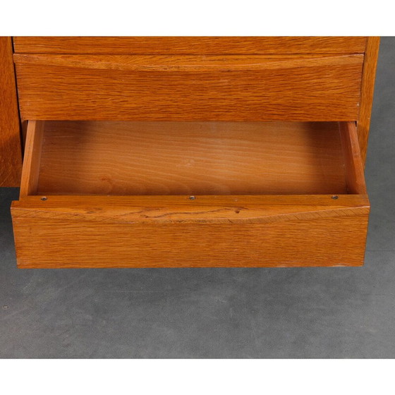Image 1 of Vintage oak wood chest of drawers for Drevozpracujici Podnik, Czechoslovakia 1960