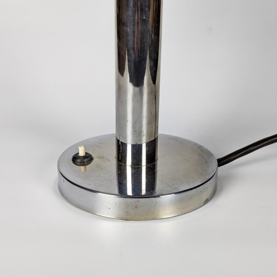 Image 1 of Bauhaus Chrome Lamp By Miroslav Prokop For Napako, 1930S