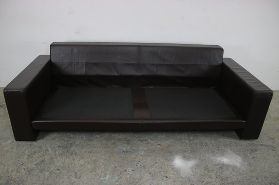 Image 1 of Divano di design a tre posti Rolf Benz Ego Couch, colore antracite, cromato
