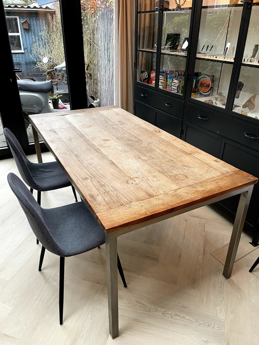 Table (Reclaimed) Teak Wood From India