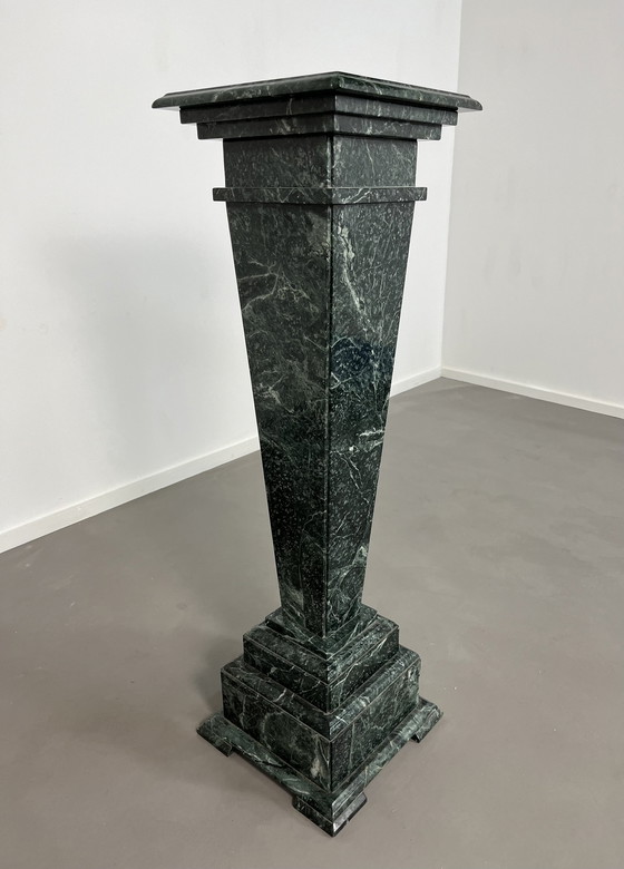 Image 1 of Antique Marble Column Pillar Pedestal