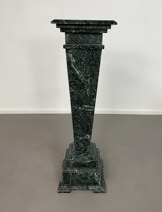 Image 1 of Antique Marble Column Pillar Pedestal