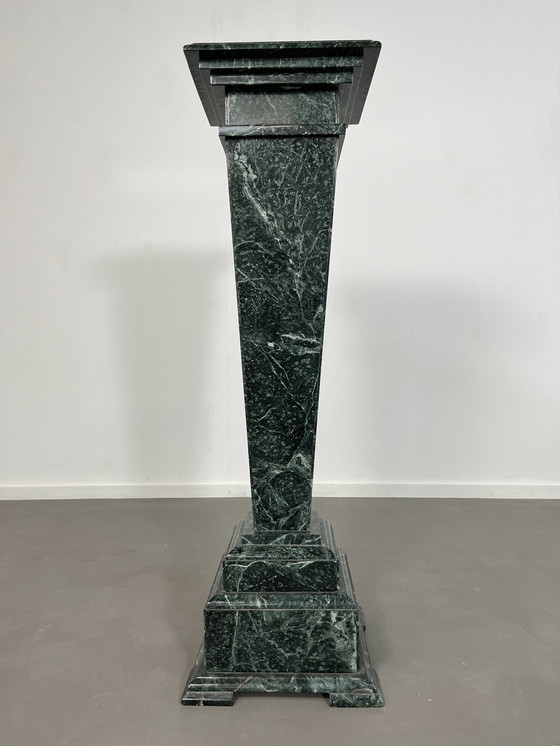 Image 1 of Antique Marble Column Pillar Pedestal