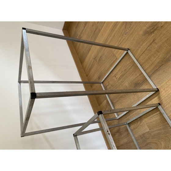 Image 1 of Pair of vintage silver plated scelettes