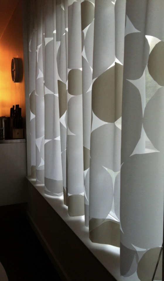 Image 1 of 2x Creation Baumann Semi-transparent Curtains