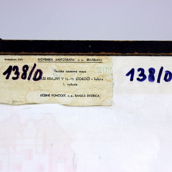 Image 1 of Tarjeta escolar antigua de Skolske pomucky np, Checoslovaquia, década de 1960