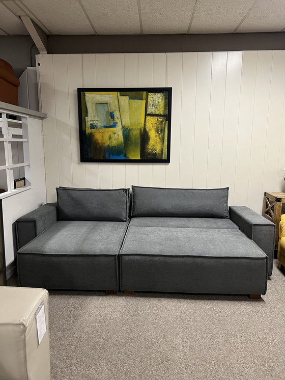 Image 1 of Gray Sleeper Sofa