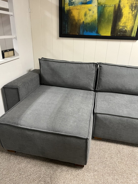 Image 1 of Gray Sleeper Sofa