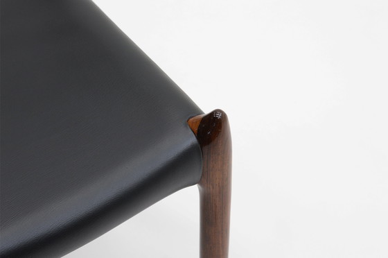 Image 1 of Set of 4 rosewood Model 78 dining chairs by Niels otto Møller for J.L. Møllers møbelfabrik, Denmark 1962.