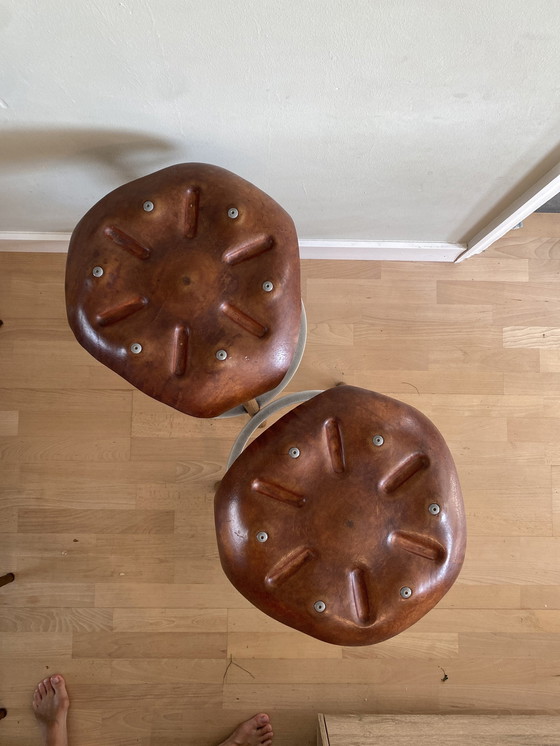 Image 1 of 4x Vroonland Saddle Stool