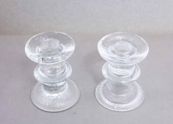 Image 1 of Glass candle holder Sarpaneva for Iittala