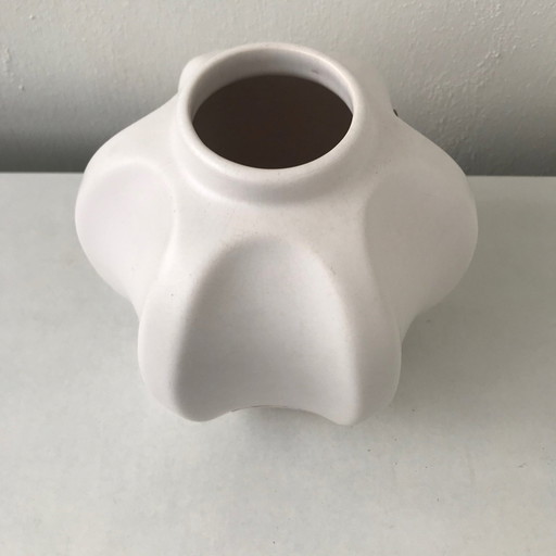 Vase Flora Ceramic White Years 40/50