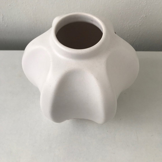 Image 1 of Vase Flora Ceramic White Years 40/50