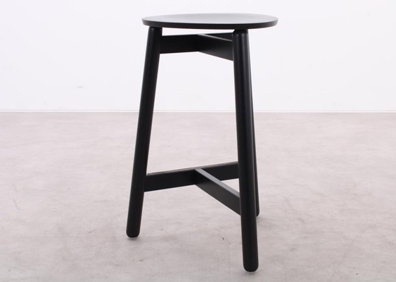 Image 1 of 4x DUM Office Beech bar stool black, 65 cm