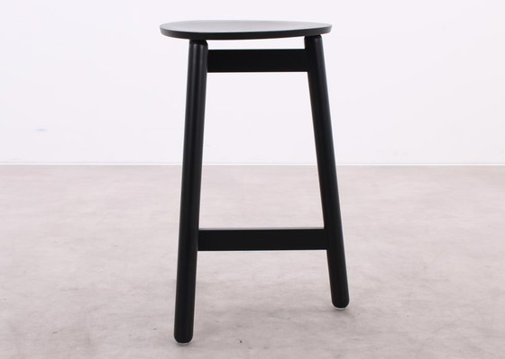 Image 1 of 4x DUM Office Beech bar stool black, 65 cm