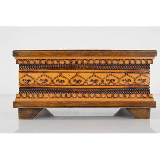Image 1 of Scatola di legno d'epoca, Cecoslovacchia 1960