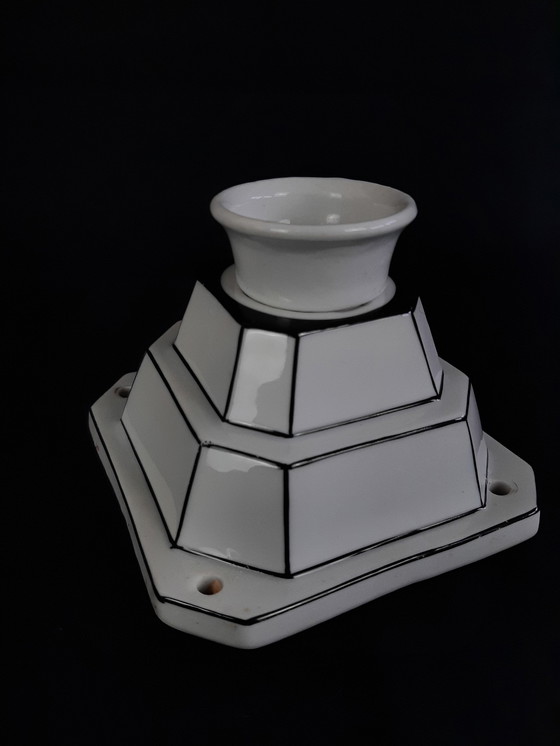 Image 1 of Art Deco Porcelain Wall Lights