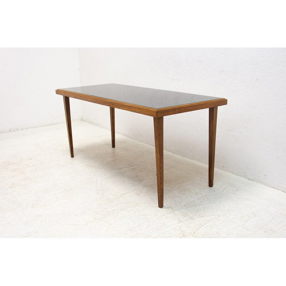 Image 1 of Mid century opaxite glass coffee table, Czechoslovakia 1960s