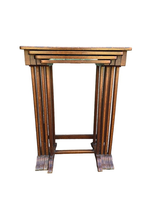 Antique nesting tables