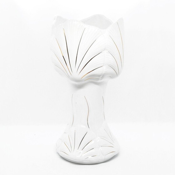 Image 1 of Vintage Hollywood Regency porcelain vase, Poland 1970s