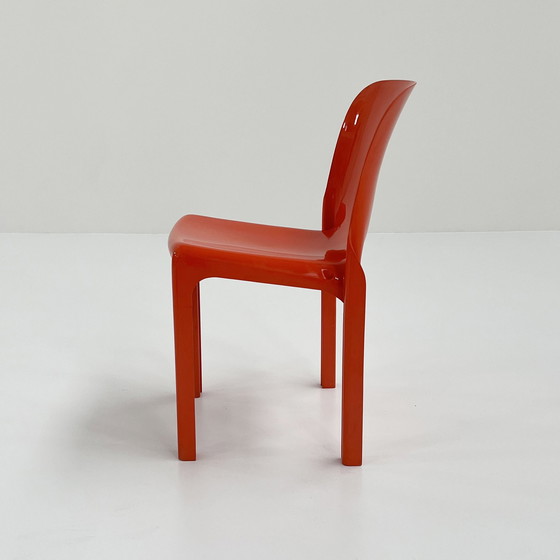 Image 1 of Orange Selene Chair By Vico Magistretti For Artemide, 1970S