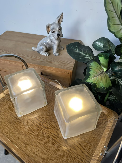 2x Iviken icecube lamps Ikea