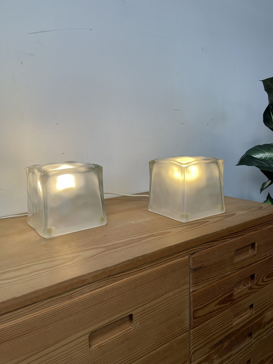 Image 1 of 2x Iviken icecube lamps Ikea