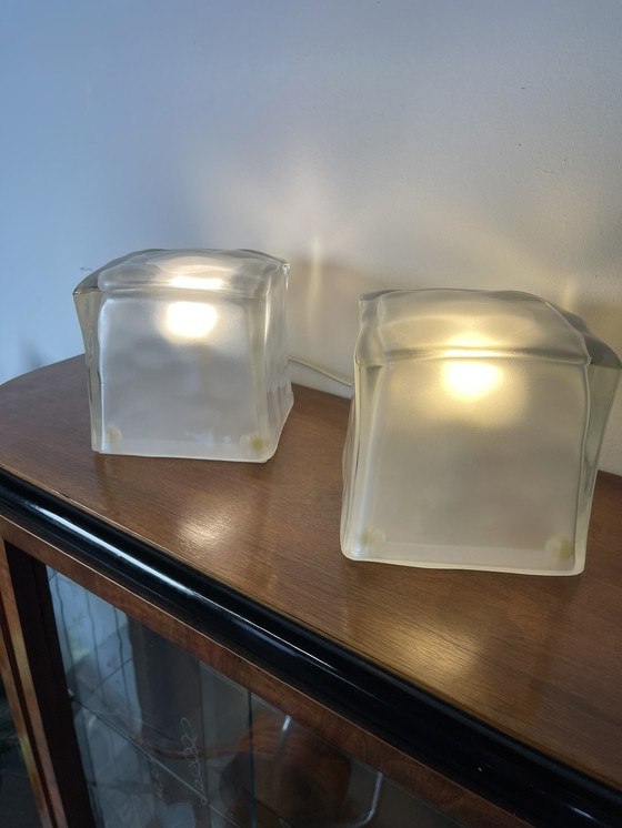 Image 1 of 2x Iviken icecube lamps Ikea