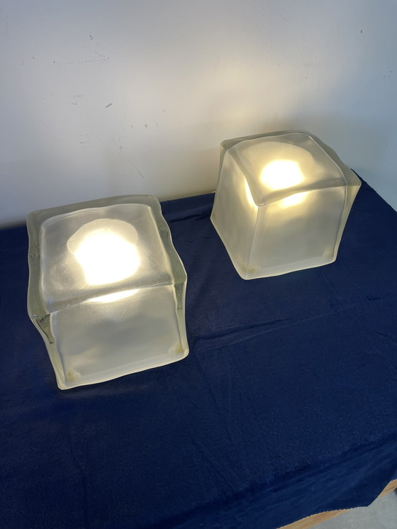 Image 1 of 2x Iviken icecube lamps Ikea